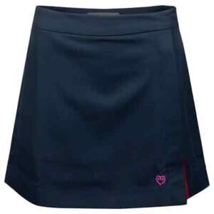 G/Fore Grosgrain Skort Size 4 Navy Pink Womens Skirt Golf Tennis